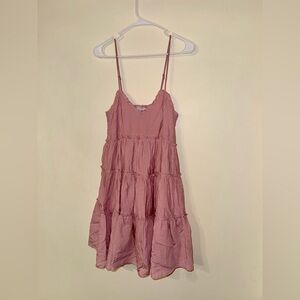 FAVLUX Blush Pink Casual Dress